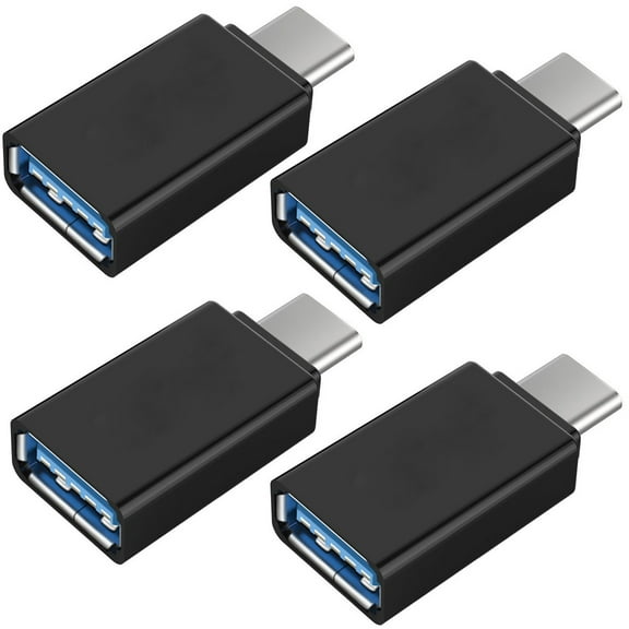 Freedomtech USB C Male to USB 3.0 A Female Cable Connector, 4 Pack