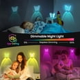 thumbnail image 5 of Fega Motion Sensor Night Light -Rechargeable Night Light for Kids, Wireless Magnetic Wall Sconce for Bedroom, Bathroom, White, 5 of 7