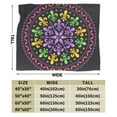 thumbnail image 3 of Kll Fleece Blanket Plush Throw Blanket Mardi Gras5,Soft Fuzzy Cozy Flannel Blanket For Couch Sofa Bed.(40"X30"), 3 of 9