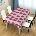 thumbnail image 4 of Yayeee Tablecloths 60" x 120" Rectangle Wrinkle Resistant Party Table Cover, Cartoon Strawberry, 4 of 8