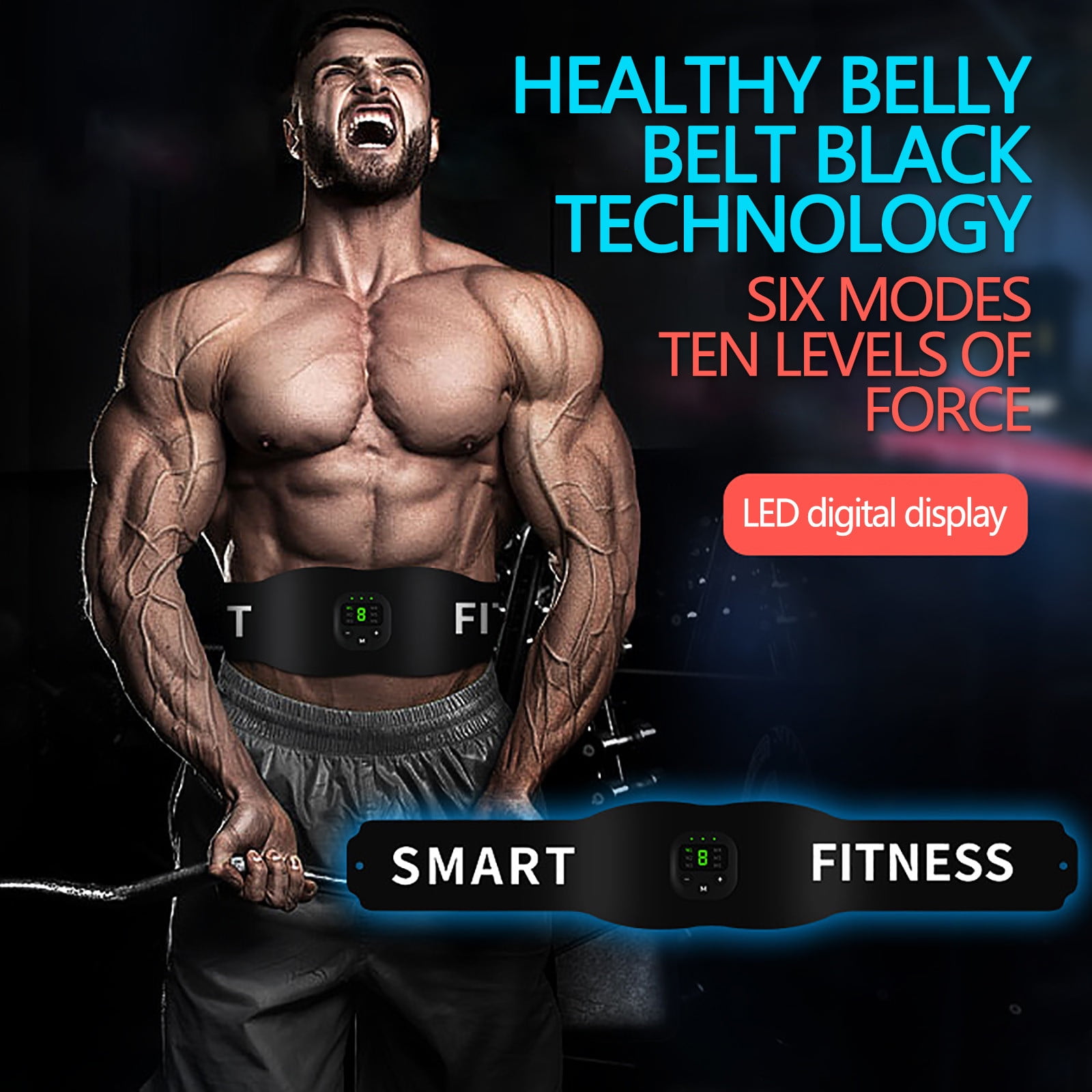 Iumwxz Smart Fitness Trainer Belt Electric Abs Stimulator Uni