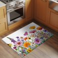 thumbnail image 3 of Spring Flowers Area Rugs Collection 2'x3', Elegant Floral Pastoral Watercolor Botanical Non Slip Indoor Rectangle Throw Runner Rug Floor Mat Carpet for Living Room Dining Table Bedroom Nursery, 3 of 9