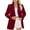 Wine, variant on Nmnitkp Womens Casual Blazers Open Front Long Sleeve Work Office Suit Jackets Blazer Light Blue,L