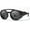 Black847, variant on Retro Aviator Steampunk Polarized Sunglasses with Leather Side Shield Vintage Goggles Gothic Eyewear for Men Women