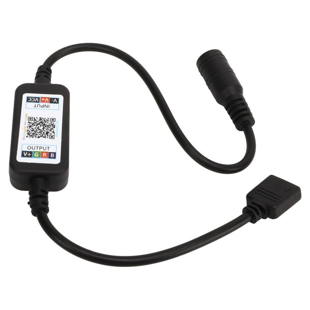 Controlador de música RGBLED con Bluetooth, 2 unidades, minicontrolador LED RGB, construcción robusta