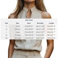 thumbnail image 2 of SBYOJLPB Women's Sleeveless Top Summer Tank Tops Business Casual V-Neck Blouses Sleeveless Work Shirts, 2 of 5