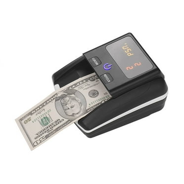 Money Checker,Battery Counterfeit Fake Value Counter With Banknote Bill Value Money Checker Counterfeit Fake Money With Battery Counterfeit Tester Hine Usd Portable Banknote Bill