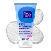 (3 pack) Clean & Clear Acne Triple Clear Exfoliating Facial Scrub, 5 oz