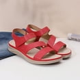 thumbnail image 6 of UMfun Summer Sandals For Women Flat Slip On Sandals Roman Shoes Open Toe Casual Sandals, 6 of 10