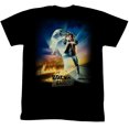 thumbnail image 1 of Back To The Future Movie Btf Poster Black Adult T-Shirt Tee, 1 of 2