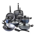 thumbnail image 1 of Batería de Cocina de Aluminio Cinsa Balance de 14 Piezas Azul Metálico, 1 of 5