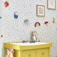 thumbnail image 2 of Joules Lynx Multi Spot White and Rainbow Wallpaper, 2 of 4