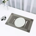 thumbnail image 3 of HEVIRGO 1PC Rectangle Tapis de Table Résistant aux Rayures Napperon Résistant à la Chaleur Sous-Verres de Table à Manger Coussin de Protection Approprié pour les Décorations de Table à Manger, 3 of 10