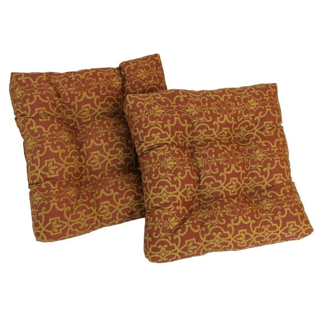 Coussin de Chaise de Salle à Manger en Polyester Filé 19 Pouces (Ensemble de Deux)