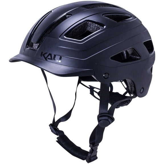 Kali Protectives Cruz Adult Helmet w/ Battery Taillight Solid Black Small/Medium