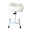 White, variant on Pedicure Manicure Footrest with Soft Cushion Non Slip Simple Installation Convenient Comfortable Foot Nail Beauty Stool Stand Black