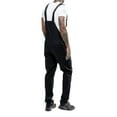 Men slim fit denim jumpsuit bib romper casual overalls dungarees