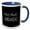 Blue/White, variant on 3drose, American Cities - Fort Smith Arkansas, White on Black, 11oz Mug