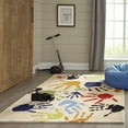 thumbnail image 6 of Momeni Lil Mo Whimsy Finger Paint Area Rug, 6 of 6