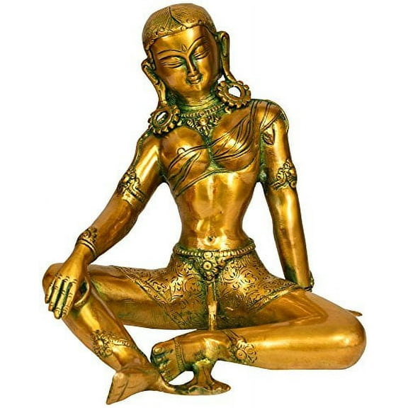 Exotic India Buddha Brass Statue
