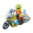 thumbnail image 3 of Set de Juego Playmobil Rescate Moto de Emergencias con luz intermiente 20 Piezas, 3 of 4