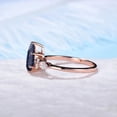 thumbnail image 4 of 21 CT Kite Cut Lab-Created Blue Sandstone and Diamond Wedding Promise Ring in 925 Sterling Silver – Elegant Jewelry for Women, Unique Engagement Ring, 4 of 6