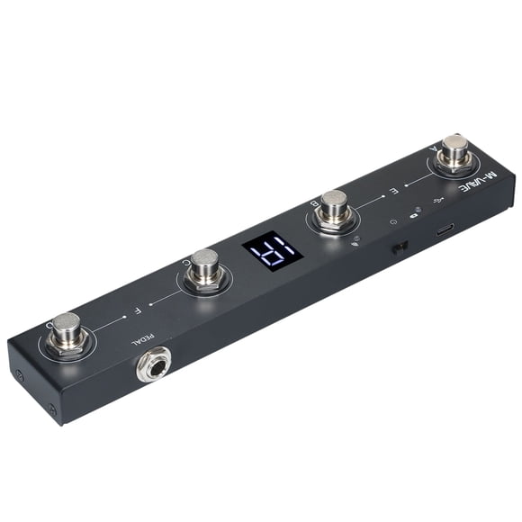 VAVE Controller Pedal,4 Buttons Portable Pedal App Midi Pedal Royhh Portable I Pedal I Re Able Rusuo Re Able 4 Pedal Mewmewcat Midi Bt Wirel I Pedal Huiop Midi Huiop Midi Bt Wirel I Re