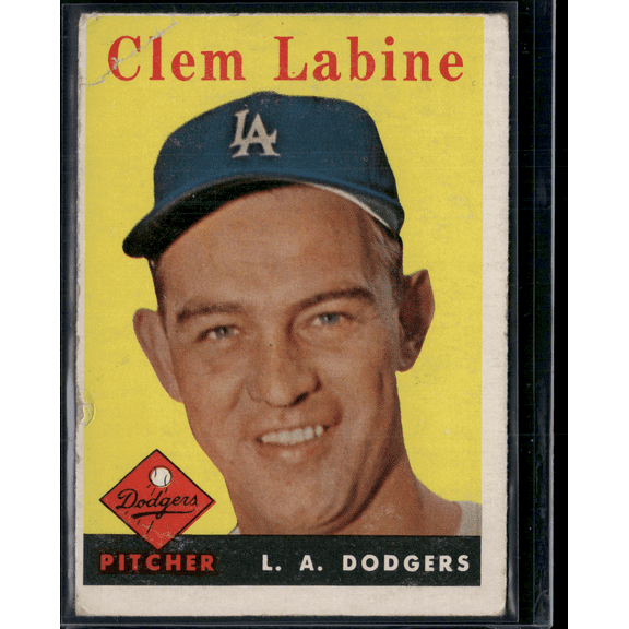 1958 Topps CLEM LABINE #305