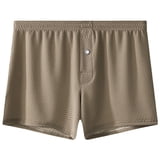 BiZtdJrK 3PCS Boxers for Men Textured Elastic Waist Casual Boxer ...
