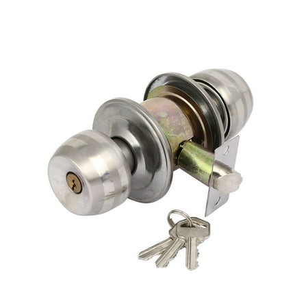 Household Bathroom Door Locks With Keys Round Ball Knob Entry