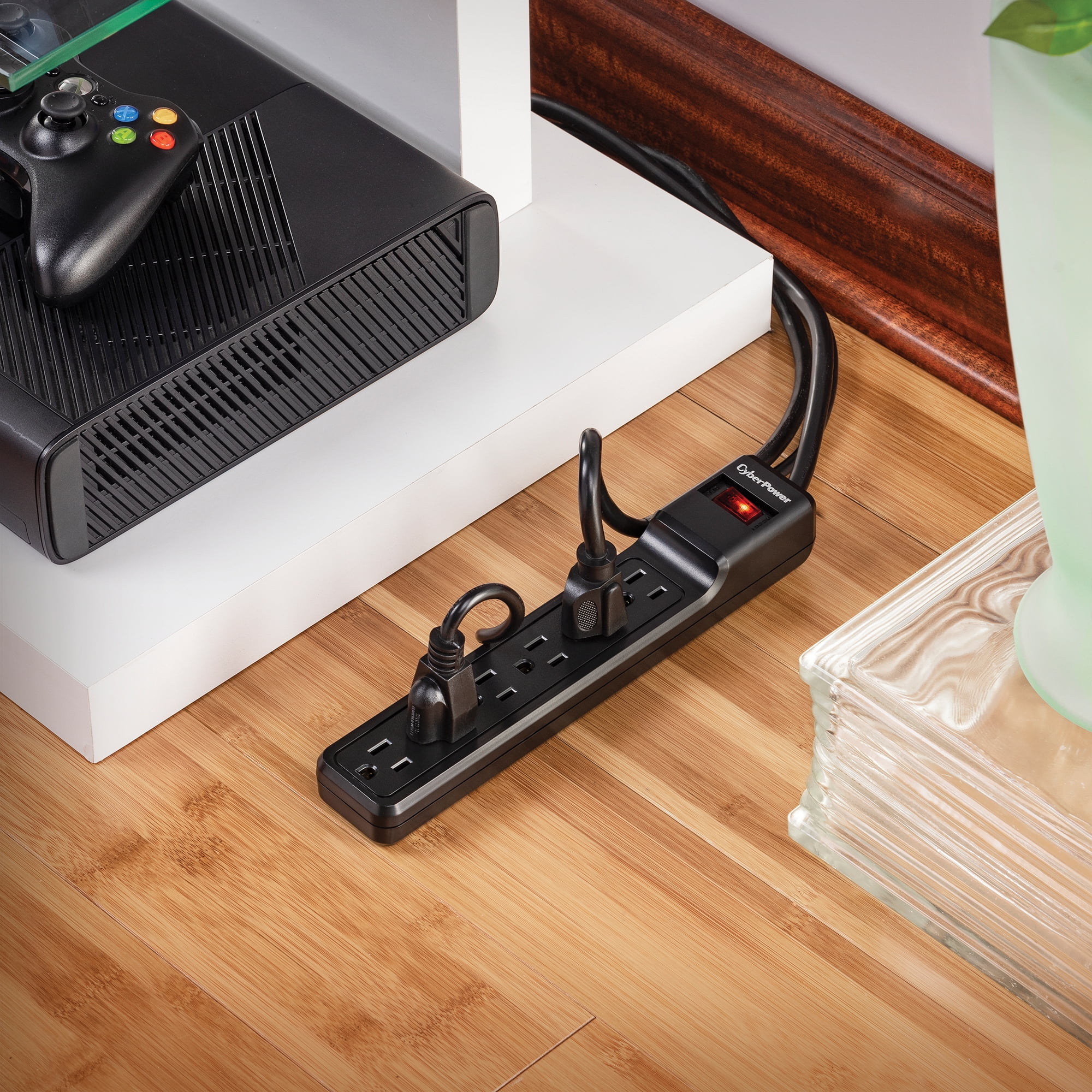 4 Pack Cyberpower CSB604 6-Outlet Essential Surge Protector