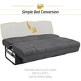thumbnail image 6 of Qualitex De Leon RV Sofa Bed - 66" Wide - Charcoal Ultimate Leather, 6 of 9