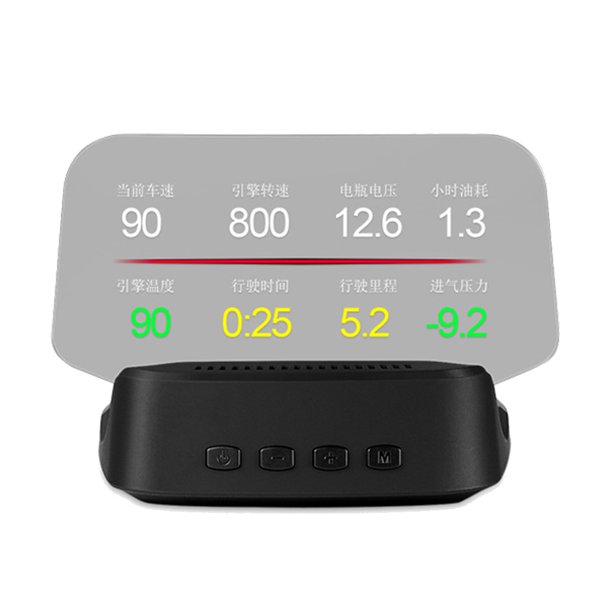 C2 Car HUD Head Up Display GPS Navigation OBD2 Scanner OnBoard