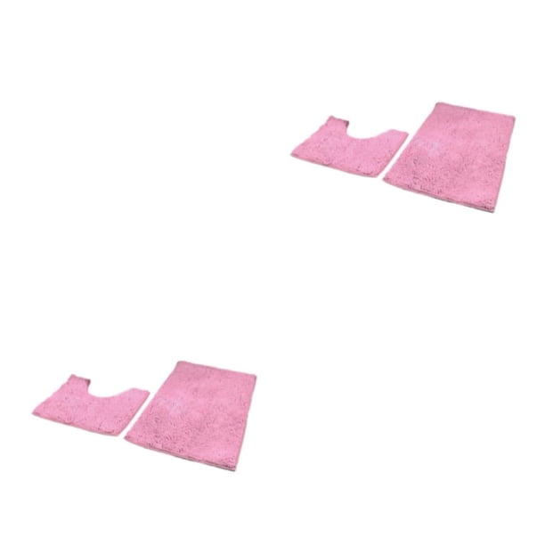 Inteprter Textura suave de poliéster y alfombra de felpilla de absorción de agua fuerte para alfombra de baño y dormitorio Type4 NO4