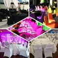 thumbnail image 5 of Efavormart 50 PCS Dusty Rose Stretchy Spandex Fitted Banquet Chair Covers for Party Dining Chairs Wedding Banquet Outdoor Event Catering Slip Covers, 5 of 5