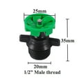 thumbnail image 7 of Pebbuoy 10Pcs 360 Degree Automatic Rotating Sprinkler Heads Garden Irrigation Nozzle Easy to Use Micro Spray Irrigation Tool, 7 of 7