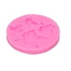 thumbnail image 5 of Molde De Silicona, Moldes De Silicona De Calabaza Portátiles Regalo De Navidad Rosa Para Galletas Para Decoraciones De Fiesta Para Pasteles, 5 of 7