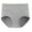 Gray, variant on Women's High-Waisted Panties, Moisture-Wicking Cotton Briefs High-Rise Underwear for Women Seamless Panties