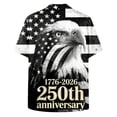 thumbnail image 6 of Yindaity Memorial Day Shirt Women Men Kids Patriotic American Flag Distressed T-Shirt(Black,2XL), 6 of 6