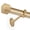 Gold-36-72", variant on Adjustable Curtain Rod 36-72" Satin Nickel Heavy Duty Drapery Rod with Square Finials