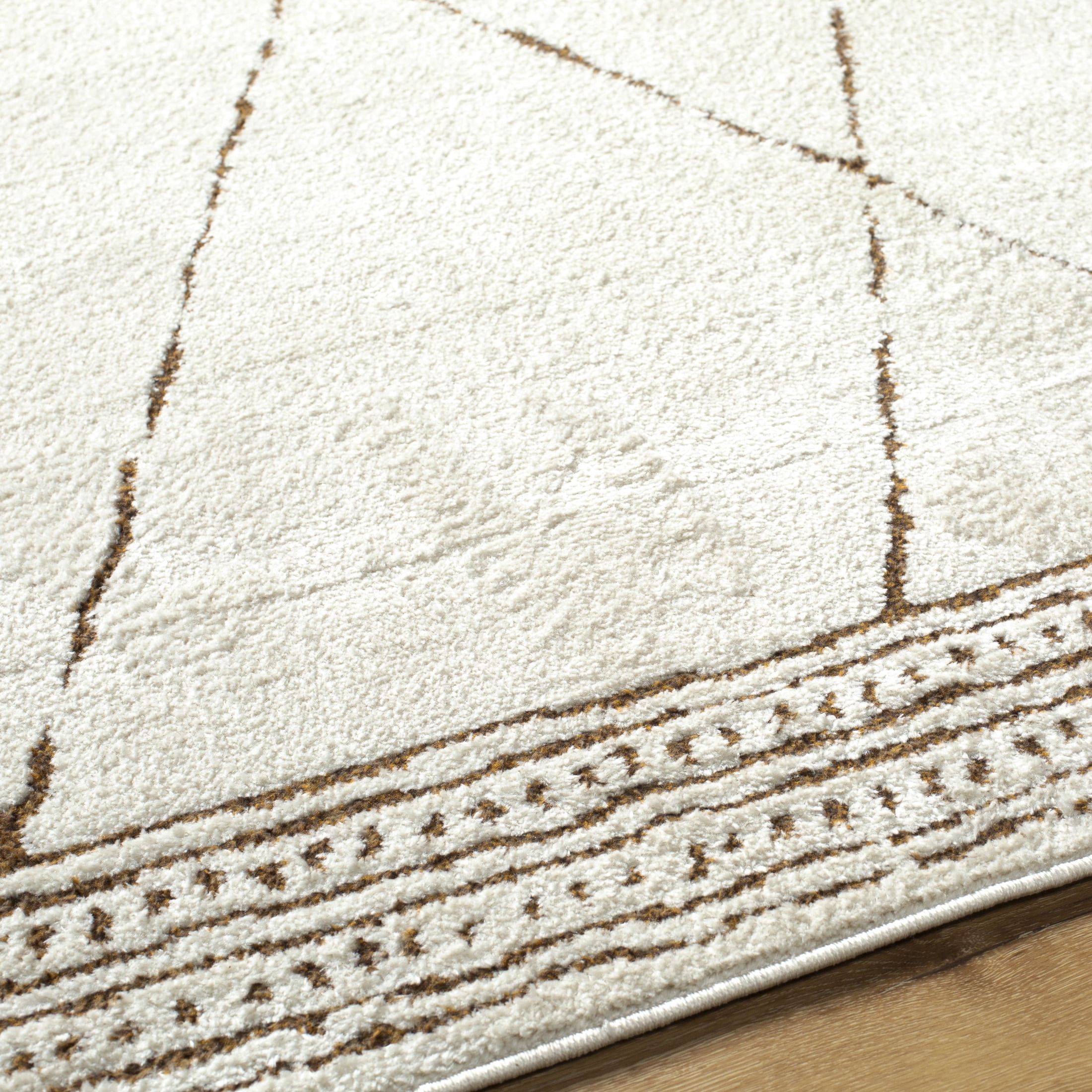 Livabliss Area Rugs for Living Room, 3x7 Freud Global Ivory Runner Rug, Bedroom Dining Room Home Decor Stain Resistant Carpet (2'7" x 7'3" Runner)