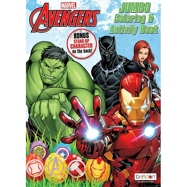 Bendon Publishing Avengers Jumbo Coloring and Activity Book - Walmart