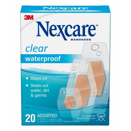 Nexcare™ Waterproof Bandages, Assorted 20 ct