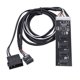thumbnail image 1 of USB2.0 Header Splitter 9 Pin 1 A 4 Extensión Hub Splitter con Cable de Interfaz IDE para PC Adaptador Mainboard, 1 of 5