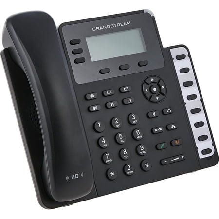 Grandstream GXP1630 IP Phone, 3 Lines, 3 SIP Accounts, 2.9-Inch LCD Display, Dual-port Gigabit Ethernet with Integrated PoE