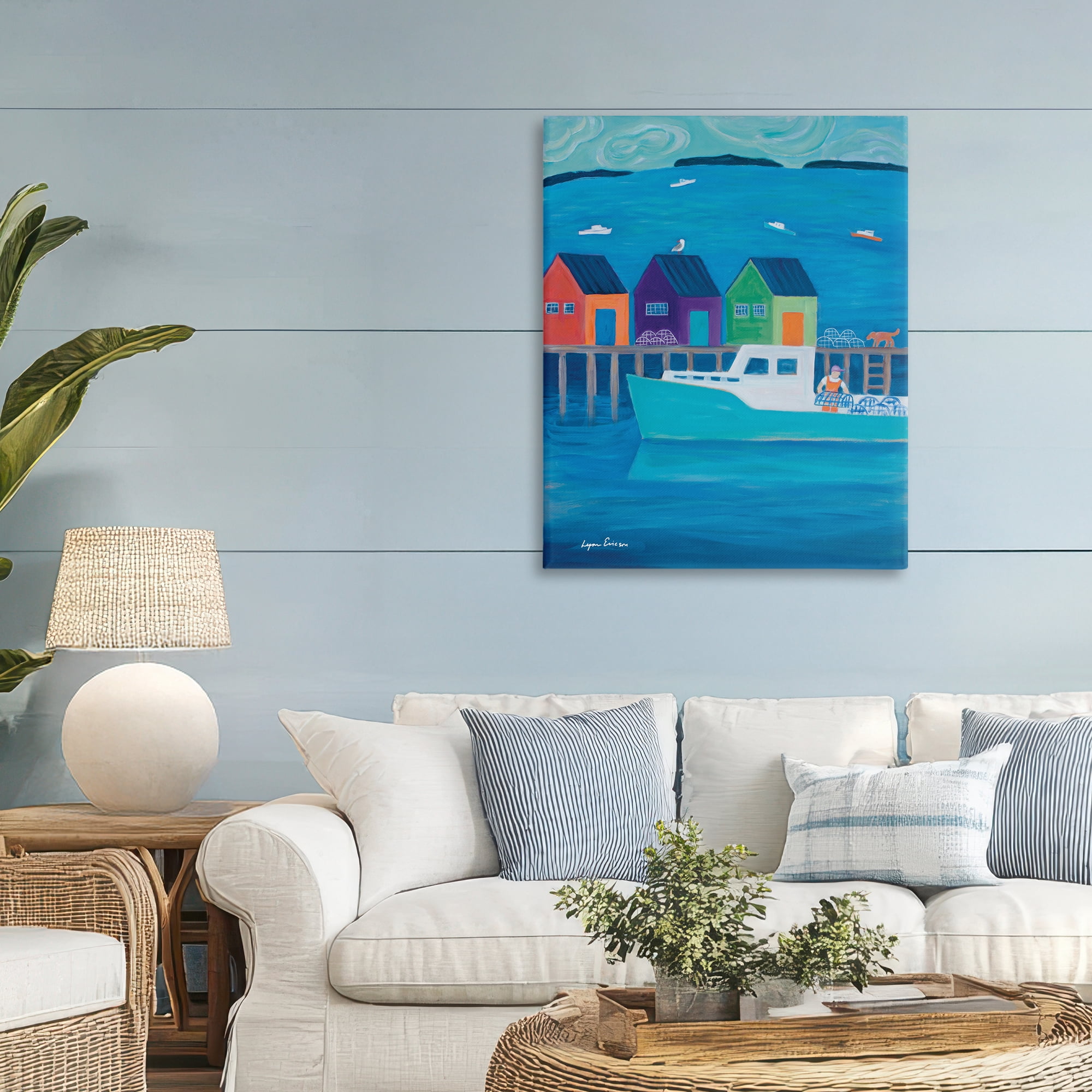 Stupell Industries Out Hauling Traps Canvas Wall Art, design by Lynn Ericson Fine Art