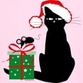 thumbnail image 3 of CafePress - Santa Cat & Mouse Kids Light T Shirt - Light T-Shirt Kids XS-XL, 3 of 4