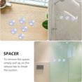 thumbnail image 2 of 24 protectores de mesa de cristal con ventosas de doble cara, separadores para mesas de cristal, 2 of 8