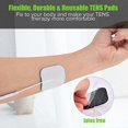 thumbnail image 4 of 20/50pcs 9x5cm 2mm Plug Reusable Tens Electrode Pads for Digital Acupuncture Therapy Massager Electric Muscle Stimulator, 4 of 5