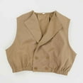 thumbnail image 2 of SUYOLL Toddler Girls Coat Vest Solid Color Jacket Casual Outwear Fun & Vibrant Designs, 2 of 5